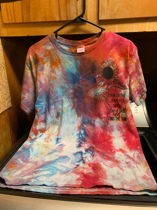 Stunning One Of A Kind Tie Dye Shirt M