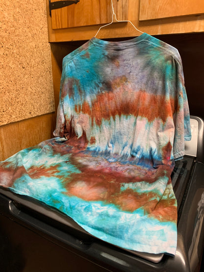 Ripple Effect Tie Dye 2X Shirt