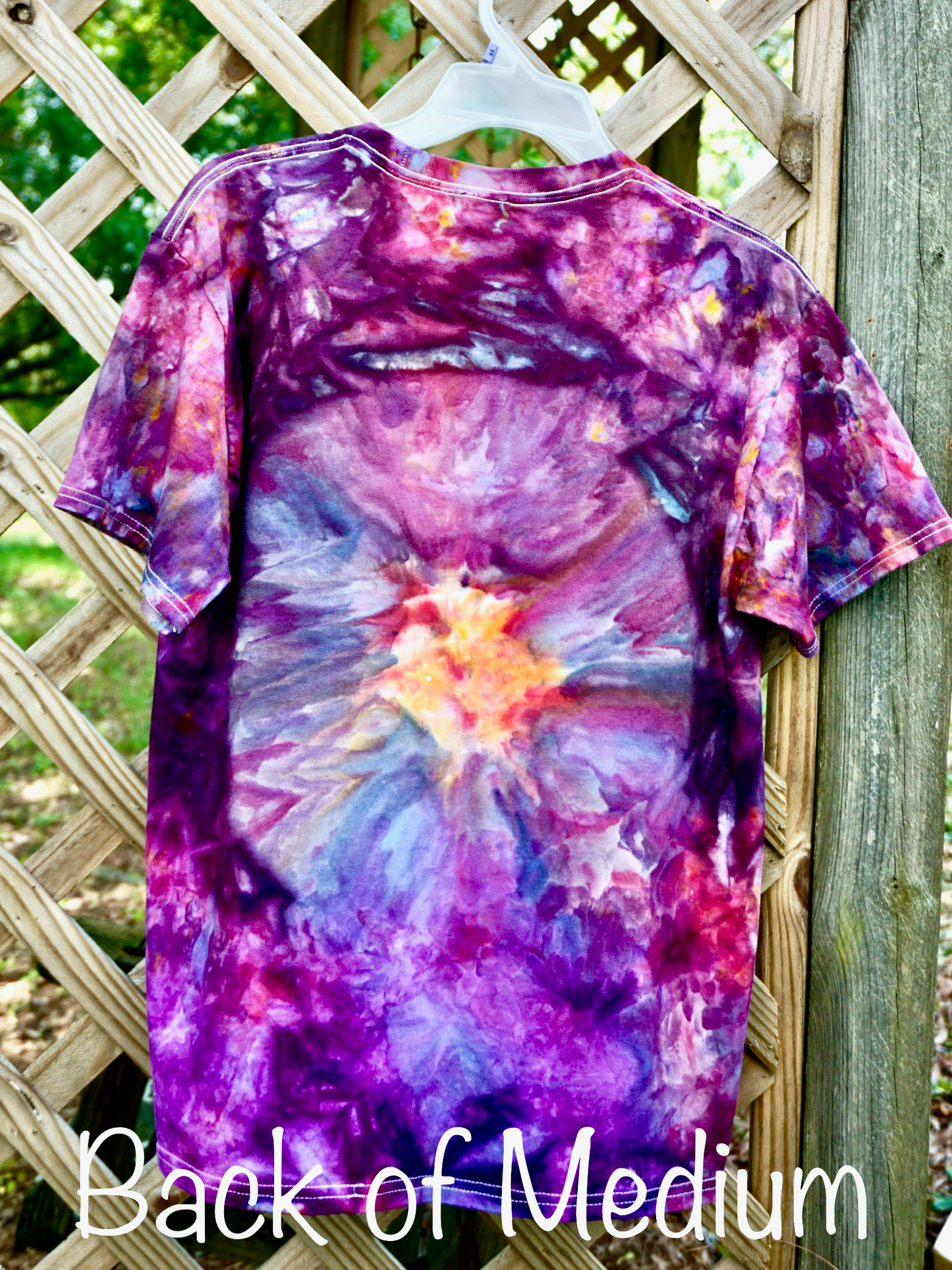 Totally Amazing Nebula Looking Medium One of a Kind  Short sleeve tie dye t-shirt