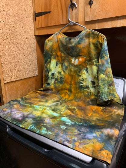 Camouflage Looking Tie Dye Shirt 3X