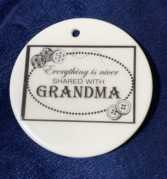 Individual Grandma Ornament