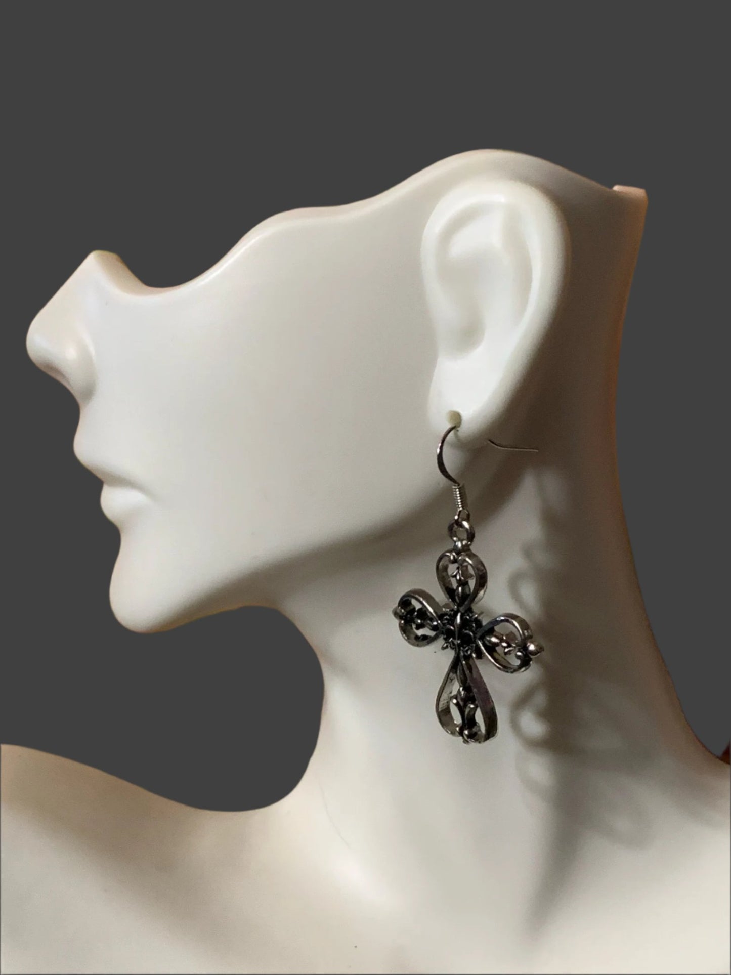 Handmade Cross Earrings