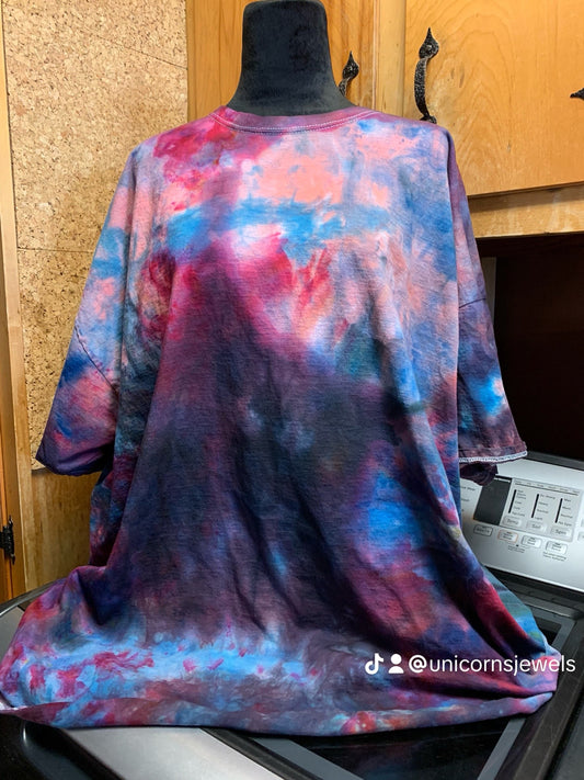 One of a Kind 4X icy dyed T-shirt