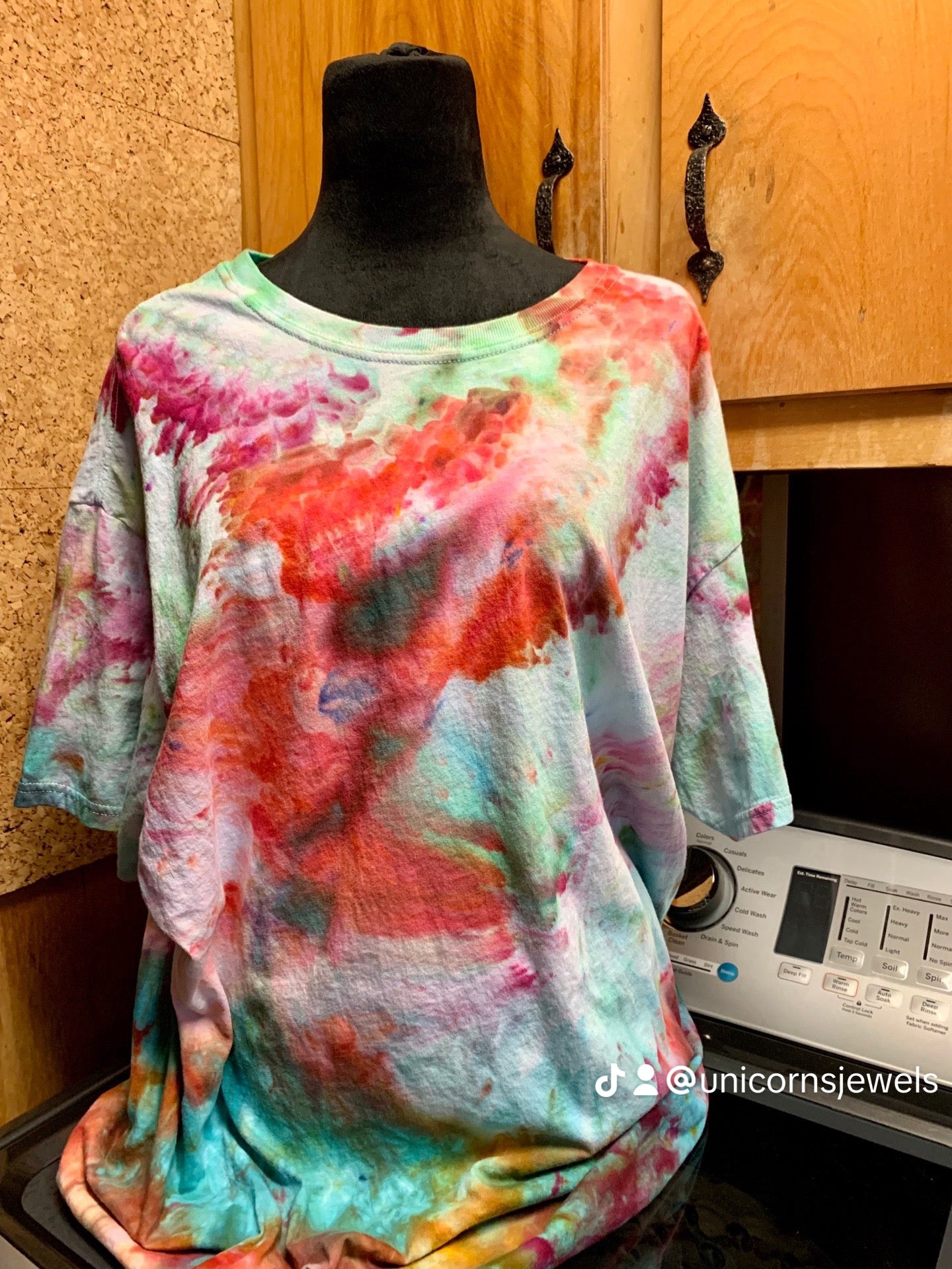 Short sleeve Icy Dyed 3X T-shirt