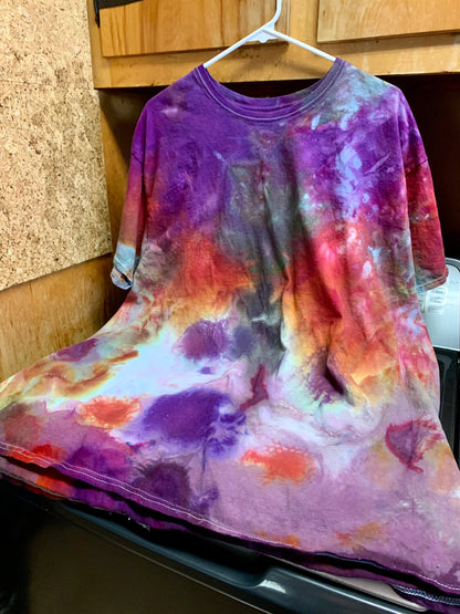 Sold -3X purple mix icy dyed T-shirt