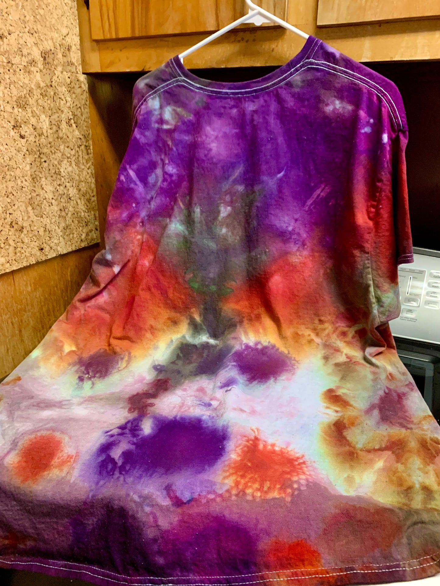 Sold -3X purple mix icy dyed T-shirt