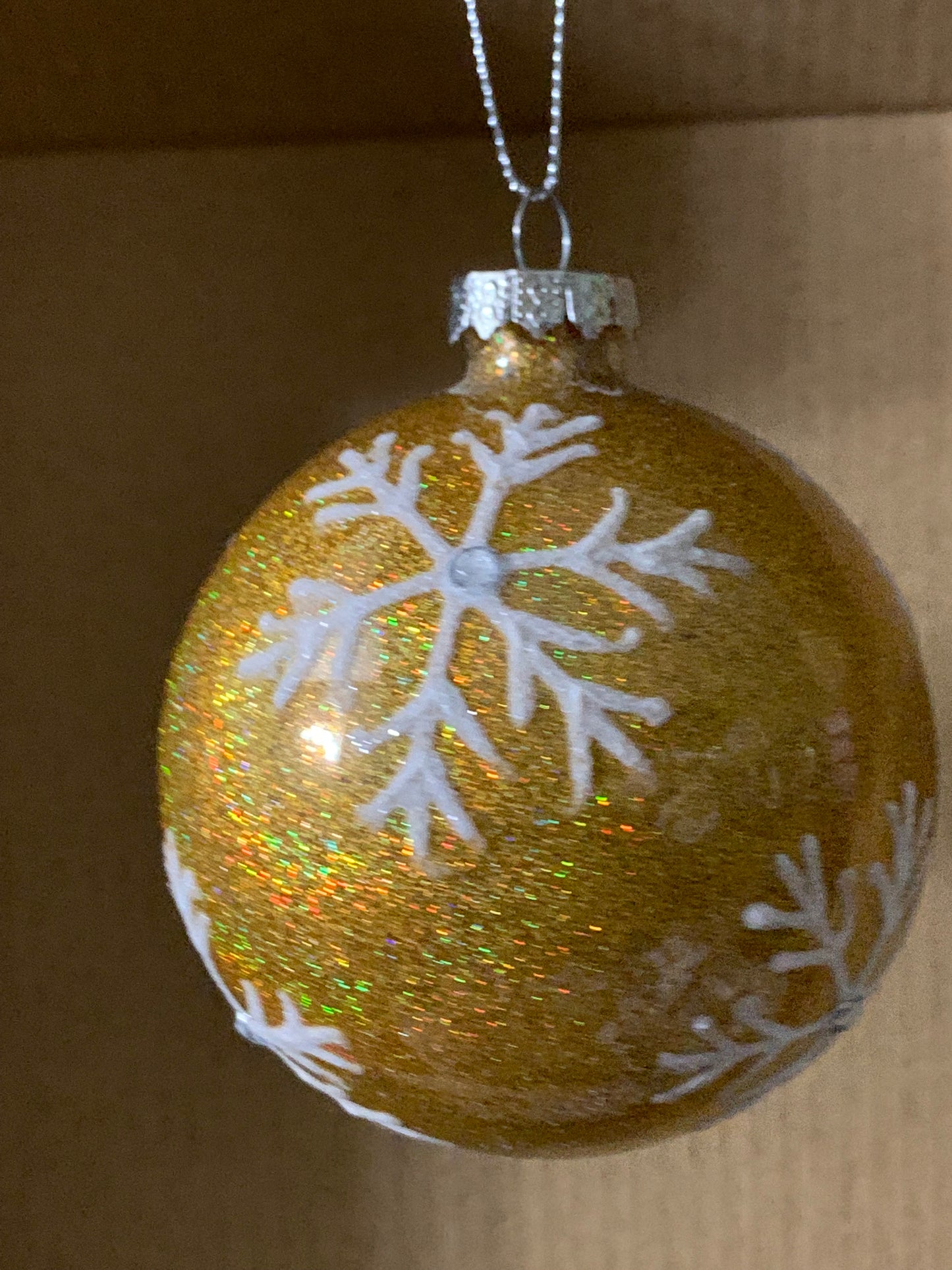 Christmas Gold snowflake Ornament